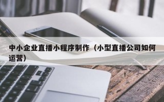 松滋中小企业直播小程序制作（小型直播公司如何运营）